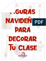 Figuras Navideñas para Decorar Tu Clase