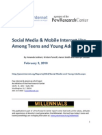 PIP Social Media and Young Adults Report Final With Toplines