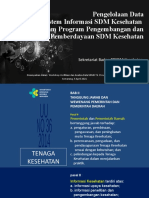 Penyajian Data SDM Kesehatan Jateng 2021