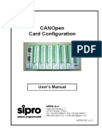 Canopen Card Configuration: User'S Manual