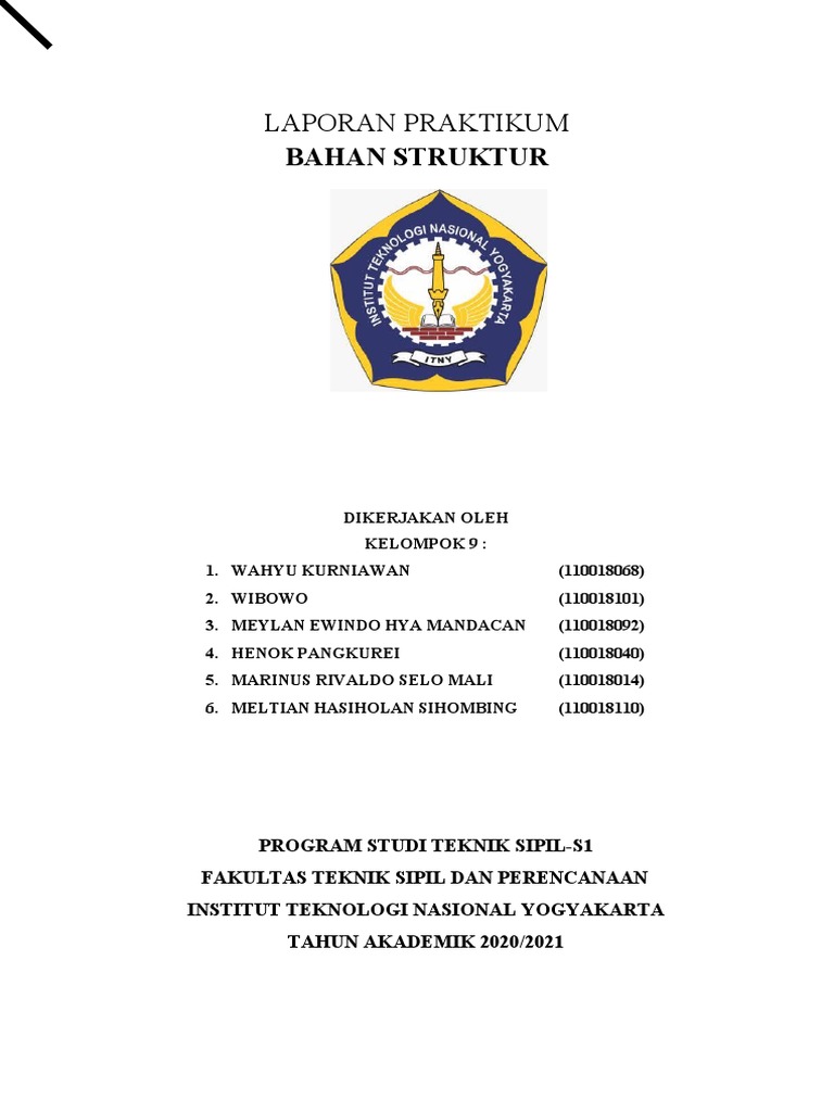 Laporan Praktikum Bahan Struktur Sipil | PDF