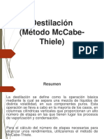 Destilación Metodo Mccabe