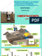 Clase Viii Cimentaciones Geotecnia Parte 1