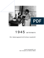 1945 Erinnern Ein Lebensgeschichtliches Leseheft