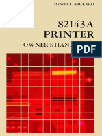 82143A Printer Owner's Handbook