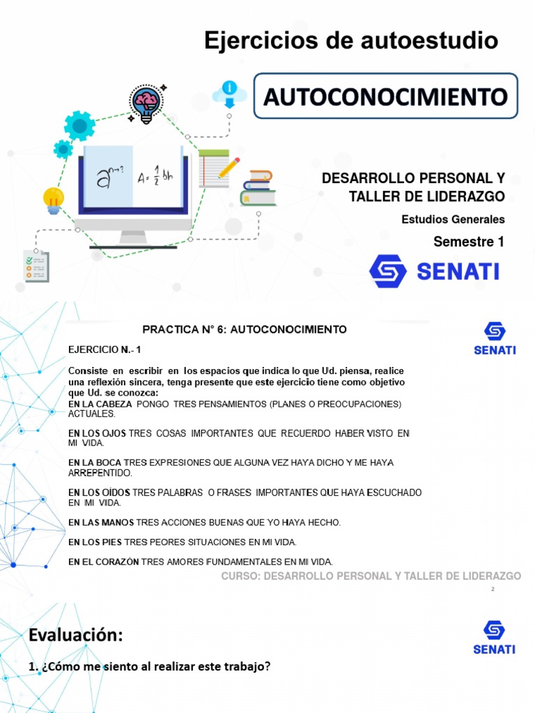 Autoconocimiento y Liderazgo Personal | PDF | Crecimiento personal y ...