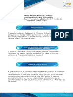 Formulación y evaluación de proyectos de ingeniería UNAD