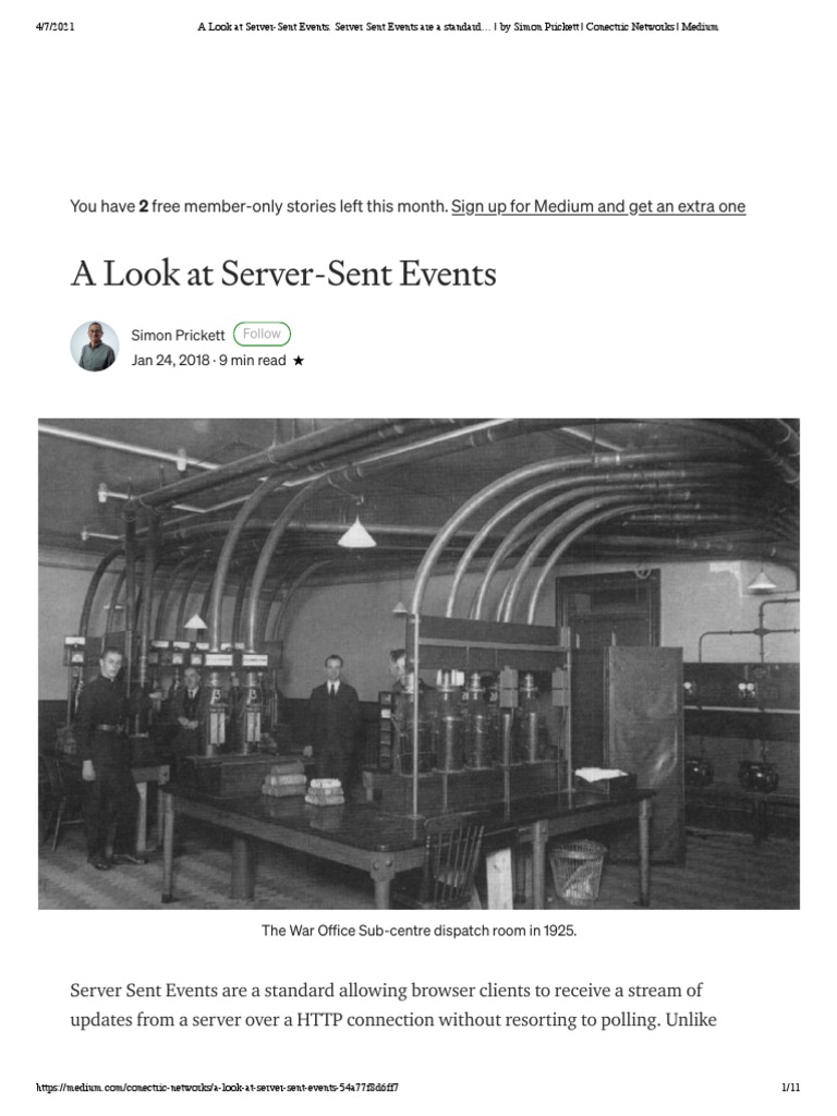 Understanding Server-Sent Events | PDF | Hypertext Transfer Protocol ...