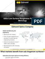 Edmund Seminar - Ultra Low Surface Roughness Polishing and Metrology