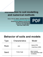 #Lecture 1 - Introduction To Soil Modelling and Numerical Methods