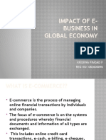 IMPACT OF e-BUSINESS IN GLOBAL ECONOMY