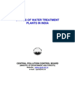 Status of Water Treatment Plants in India