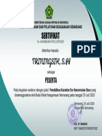 (BDK Semarang) Webinar Pendidikan Karakter Era Kenormalan Baru-TRININGSIH, S.PD