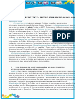 Commentaire de Texte - Phedre, Jean Racine (Acte Ii, Scène 5)