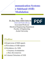 Analog Communication Systems Single Sideband (SSB) Modulation