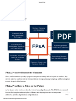 What Is FP&A