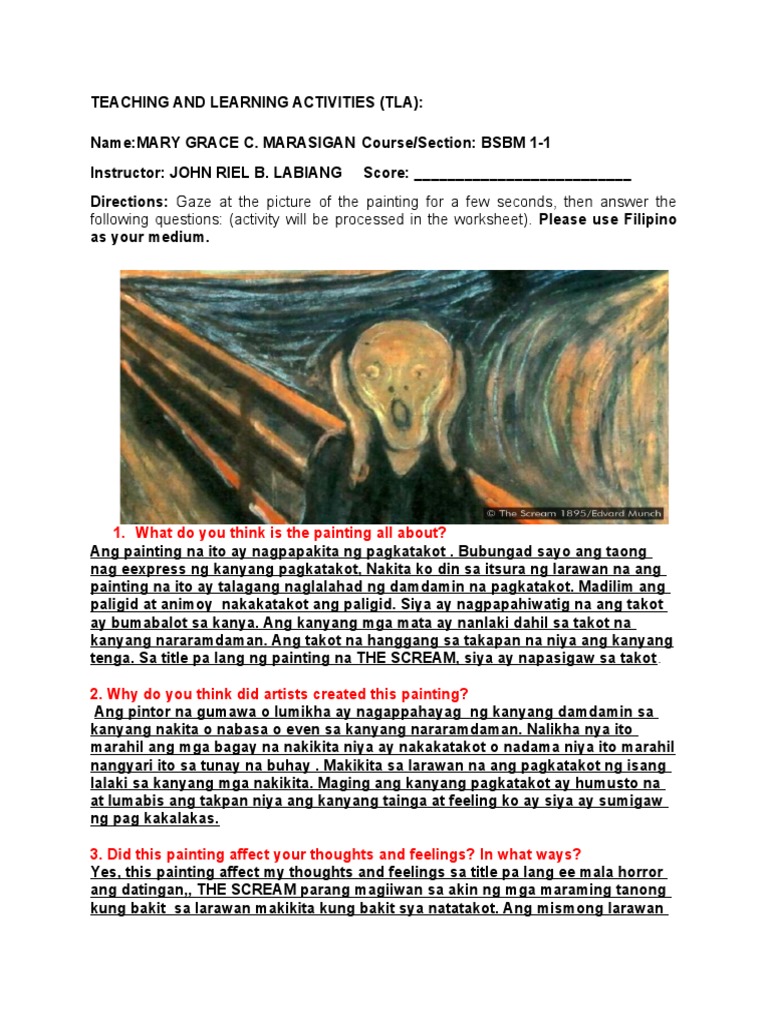 The Scream | PDF