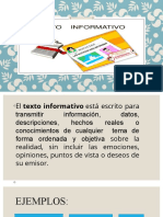 El Texto Informativo - Folleto