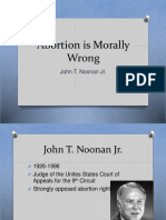 Abortion Is Morally Wrong