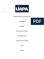 Trastorno de Personalidad Antisocial en un joven de 19 años (TPAS19