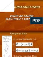 Flujo de campo electrico