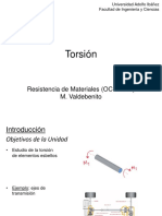 Torsión de elementos esbeltos