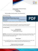 Activities guide and evaluation rubric - Unit 2 - Task 4 - Speaking Production.en.es