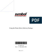 Using Printer Driver Delivery Package