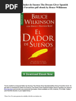 El Dador de Suenos The Dream Giver Spanish Edition Serue Favoritos PDF Ebook by Bruce Wilkinson