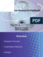 Quantitative Research Methods: Fsehs-Arc