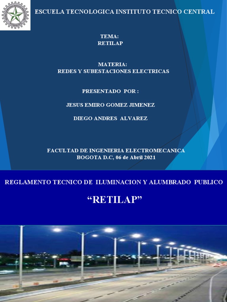 Reglamento RETILAP: Normas de Iluminación | PDF | Encendiendo | Diseño ...