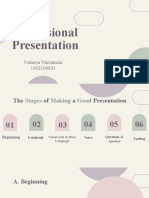 Professional Presentation Stages