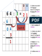 Dividir Con Resto Obteniendo Un Cociente de Dos Dígitos