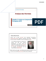 Analyse Des Données Analyse Des Données: Chapitre II: Analyse en Composantes Principales (ACP)