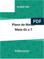 PLANO 365: Plano de Metas Meta 01 A 7