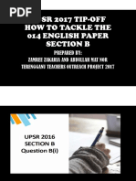 Upsr Section B 014 Tip Off 2017