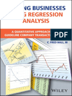 Valuing Businesses Using Regression Analysis by C. Fred Hall