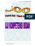 Soal Uji Kompetensi Bidan-500 Soal