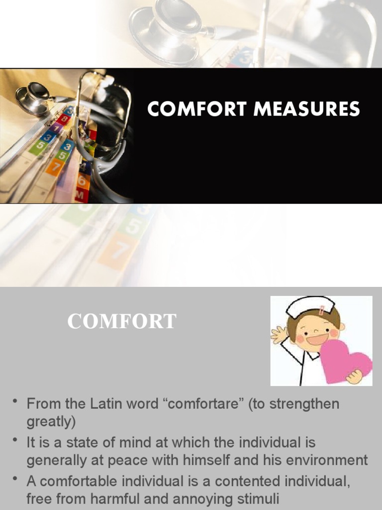COMFORT MEASURES and BODY MECHANICS MW Midterm 2016 | PDF | Anatomical ...