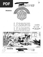 Lessons Learned 39 Ambush Operations, 11 MAR 64 (OCR)