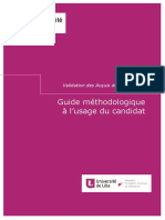 Guide Méthodologique Pour Le Candidat