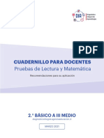 Cuadernillo Docentes Lectura y Matematica 3 BASICO