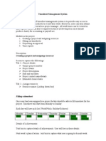 Timesheet Management System