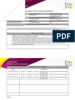 Plan de Trabajo Curso de Práctica Pedagógica - Romario García Urbina