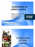 Characteristics of Gifted Learners