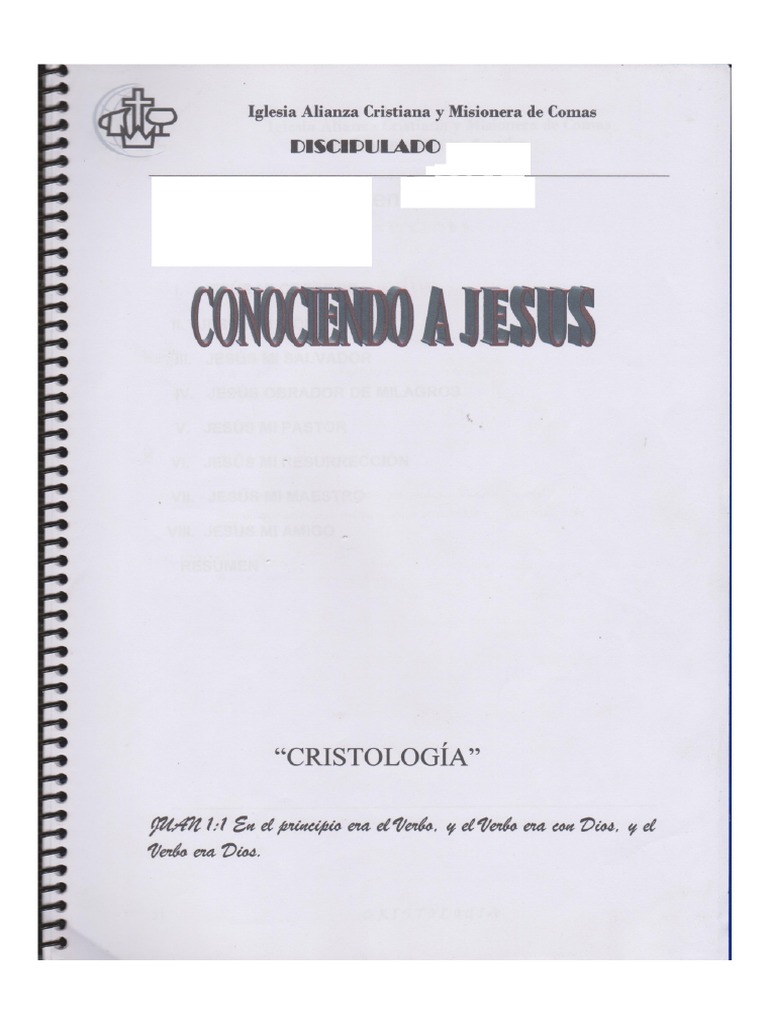 Conociendo A Jesus Pdf