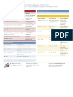 Cisco Switch Configuration Cheat Sheet: by Via