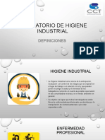 Higiene industrial: definiciones y agentes