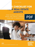New Real Estate Agents: 90 Day Checklist For
