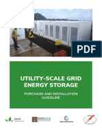 Utility-Scale Grid Energy Storage: Purchase and Installation Guideline